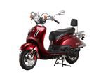 Alpha Motors Motorroller Retro Firenze 125 ccm 85 km/h EURO 5+ weinrot