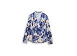 TOM TAILOR Damen Bluse mit Muster, blau, Gemustert, Gr. 36