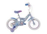 Kinderfahrrad HUFFY "14-Zoll Disney Frozen Fahrrad" Gr. 24, weiß, neutral, Fahrräder, Kinder, 24cm, 14 Zoll (35,56cm) hinten: 14 Zoll (35,56cm)