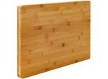 Dunedesign Xl-Schneidebrett 35/50/3 cm, Bambus , Holz , Rechteckig , 35x50 cm , Küchenzubehör, Schneidebretter