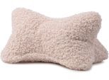 Nackenkissen GÖZZE "Curly Lesekissen Rolf", rosa (creme), B:40cm H:19cm L:25cm, Polyester, Funktionskissen