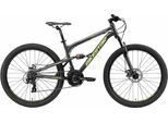 Mountainbike BIKESTAR Gr. 39, schwarz, Fahrräder, Damen, 39cm, 26 Zoll (66,04cm), für Damen und Herren, Kettenschaltung