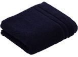 Gästehandtücher VOSSEN "Vienna Style Supersoft", blau (deep water), B:30cm L:50cm, Walkfrottee, Baumwolle, Handtücher, im Set, supersoft Baumwolle
