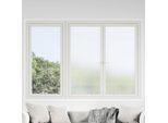 vidaXL Fensterfolie Matt Streifen-Design 0,9x100 m PVC