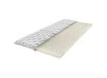 Sleeptex Topper , Weiß , Textil , 90x200 cm , Textiles Vertrauen - Oeko-Tex® , Bezug abnehmbar/waschbar, für Hausstauballergiker geeignet, bessere Druckentlastung durch Noppenstruktur , Schlafzimmer, Matratzen, Topper