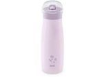 NUK Kindertrinkflasche , Rosa, Flieder , Metall, Kunststoff , 500 ml , 7.2x26.4x7 cm , BPA-frei , Füttern, Kindergeschirr & Kinderbesteck