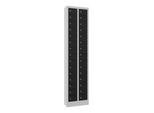 Pavoy Kleinfachschrank, 1950x460x200 mm, RAL 30 Fächer, RAL 7035/7016 (21228-046-015-735716)