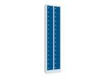 Pavoy Kleinfachschrank, 1950x460x200 mm, RAL 30 Fächer, RAL 7035/5010 (21228-046-015-735510)