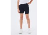 Radlerhose NAME IT "NKFVIVIAN 2P SOLID SHORT LEGGING NOOS", Kinder, Gr. 98 (104), N-Gr, schwarz, Jersey, Obermaterial: 95% Baumwolle, 5% Elasthan, unifarben, normal kurz, Hosen Radlerhose, Baumwollmischung, Stretch, Slim Fit