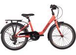 Kinderfahrrad S’COOL "S'COOL chiX" Gr. 29, koralle, dunkelrot, Fahrräder, Kinder, 29cm, 20 Zoll (50,80cm)