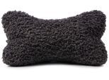 Nackenkissen GÖZZE "Curly Lesekissen Rolf", grau (anthrazit), B:40cm H:19cm L:25cm, Polyester, Funktionskissen