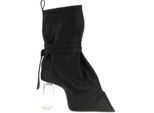 Rick Owens Hohe Schuhe - Tied Taco Kiss Black/clear - Gr. 38,5 (EU) - in Schwarz - für Damen