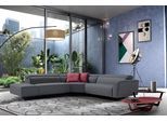 Ecksofa EGOITALIANO "Stefanie-e, Designsofa der Extraklasse, bequem mit hohem Sitzkomfort", grau (charcoal), B:314cm H:96cm T:284cm, Sofas, Ecksofa, mit Relaxfunktion und verstellbaren Kopfteilelementen
