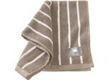 Gästehandtuch MUSTERRING "Needlestripe", grau, B:30cm L:50cm, Jacquard, Baumwolle, Handtücher, hautschmeichelnd, super weich