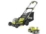 Ryobi RY18LMX40C-150 Akku Rasenmäher - Schnittbreite 40 cm - 18V/5Ah