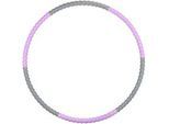 Relaxdays Hula-Hoop-Reifen , Multicolor , Textil, Metall , 95x3.5x95 cm , Freizeit & Co, Gartenspielzeug