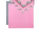 eyepower Puzzlematte 90x90x2 cm, Pink , Kunststoff , 90x90 cm , Teppiche und Böden, Teppiche, Kinderteppiche
