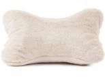 Nackenkissen GÖZZE "Uni Flausch Lesekissen LaPit", creme, B:40cm H:19cm L:25cm, Polyester, Funktionskissen