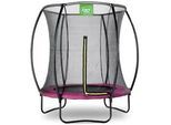 Exit Toys Trampolin , Rosa , Metall, Kunststoff , rund , 163 cm , Freizeit & Co, Gartenspielzeug, Hüpfburgen & Trampoline