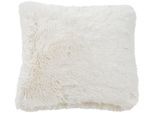 Fellkissen DONE. "Flurry", star weiß, felloptik unifarben, B:50cm H:20cm L:50cm, Obermaterial: 100% Polyester, Dekokissen_Sitzkissen_Kissenhüllen, inklusive Füllung
