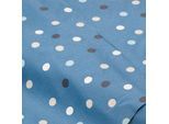 Beschichteter Baumwollstoff Tupfen, jeans-color