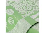 Tischwäsche-Jacquard "Oster-Patch", grün-color