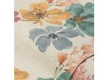 Dekostoff "Sommerblumen", natur-color