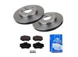 ATE Bremsensatz, Scheibenbremse ijf14169t6 Vorderachse belüftet 284mm 22mm für Mercedes