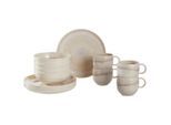 like.Villeroy & Boch Frühstücksservice Perlemor sand, Sand, Keramik, 12-teilig, Struktur, 19.4x32.0x34.5 cm, robust, Essen & Trinken, Geschirr, Geschirr-Sets, Kaffeeservice