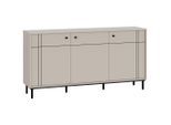 Carryhome Sideboard, Kaschmir, Metall, 3 Fächer, 160.2x81.8x37 cm, Wohnzimmer, Kommoden & Sideboards, Sideboards