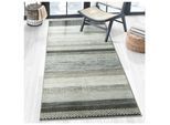 Floordirekt Teppich-Läufer auf Maß Naxos Grau-Anthrazit