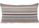 Dekokissen H.O.C.K. "Mary", braun (beige, braun, taupe, gestreift), B:70cm H:10cm L:40cm, Baumwolle, Polyester, Dekokissen_Sitzkissen_Kissenhüllen, Rückenkissen inkl. Füllung, 60x60cm, Dekokissen Streifen, pink
