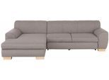 Home affaire Ecksofa "Nika L-Form" Polsterecke, Struktur fein oder Melrose/Struktur, mit Bettfunktion
