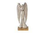 Weihnachtsfigur BOLTZE "Engel Prina 20 Stück, 12,5 x 32,5 cm", silberfarben, Dekofiguren, Weihnachtsfigur
