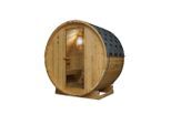 Sanotechnik Saunafass , Fichtefarben , Glas , Fichte , 120x191.5x189 cm , Freizeit & Co, Wellness & Gesundheit, Sauna