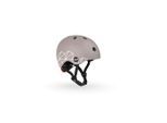 Scoot and Ride Kinderhelm, Braun, Kunststoff, Textil, Gr. Xxs-S, RoHS, Magnetverschluss, mit LED-Licht, Kinnpolster, Freizeit & Co, Sport & Fitness, Fahrräder, Kinderhelme