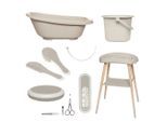 Bebe Jou Babybadeset Sense Edition, Taupe, Kunststoff, 7-teilig, 79.5x40x46 cm, Pflegen, Baden, Babybadewannen