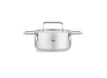 Fissler Kochtopf Pure , Silber , Metall , 1.9 L , Made in Germany , breiter Schüttrand , Kochen, Töpfe, Kochtöpfe