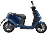 E-Motorroller SAXXX "SAXXX Ecooter E2S", blau (blau, schwarz), Elektromotorroller, 45 km/h, B:72cm H:108cm L:184cm