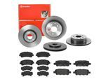 BREMBO Bremsensatz-Vorn und hinten SG00000E39 Bremsensatz, Scheibenbremse vorne rechts links innenbelüftet 320mm für INFINITI RENAULT SUZUKI HAIMA (FA