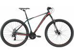 Mountainbike BIKESTAR Gr. 48, grün, Fahrräder, Damen, 48cm, 29 Zoll (73,66cm), für Damen und Herren, Kettenschaltung