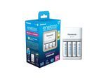 Eneloop Ladegerät mit 4x AA Akkus 2000 mAh – Schnellladegerät Set