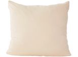 Kissenbezug PRIMERA "Primera Mako-Feinjersey Kissenbezug im Doppelpack", beige (ecru), B:80cm L:80cm, Feinjersey, Obermaterial: 100% Baumwolle, Kissenbezüge, Kissenbezug, In vielen Uni-Tönen
