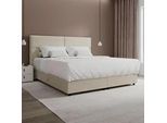 Boxbett Lily Beige ca. 180x200 cm mit Topper