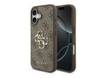 Guess Apple iPhone 17 4G Big Logo Schutzhülle Case Cover Etui Braun