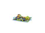 Chipolino Baby Spielmatte Autos 49 x 40 cm rollende Räder faltbar Straßenkarte grün