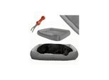 BENNO® Hundebett SAMMY 95x75x18 cm, quadratisch, Polyester, maschinenwaschbar, rutschfest, inkl. Kauknochen