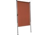 Balkonsichtschutz "Style", orange (terracotta), B:120cm H:225cm, Polyacryl, ANGERER FREIZEITMÖBEL, Markisen, BxH: 120 x 225-275 cm, Ausfall 270 cm