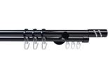 Gardinenstange LIEDECO "Fertigstilgarnitur 20 mm Piano Boston" Gr. 1, schwarz, L:120cm Ø:20mm, Eisen, Gardinenstangen, Gardinenstange, Gardinenstange Komplett