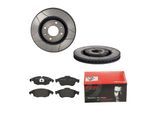 BREMBO Bremsensatz, Scheibenbremse 142054258 Vorderachse Geschlitzt 283mm 26mm für Citroën DS Peugeot Opel (DF-PSA) TOYOTA